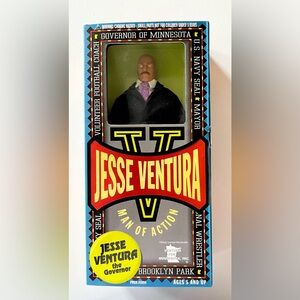 New Jesse Ventura Man Of Action Governor of Minnesota 12” Action Figure 1999